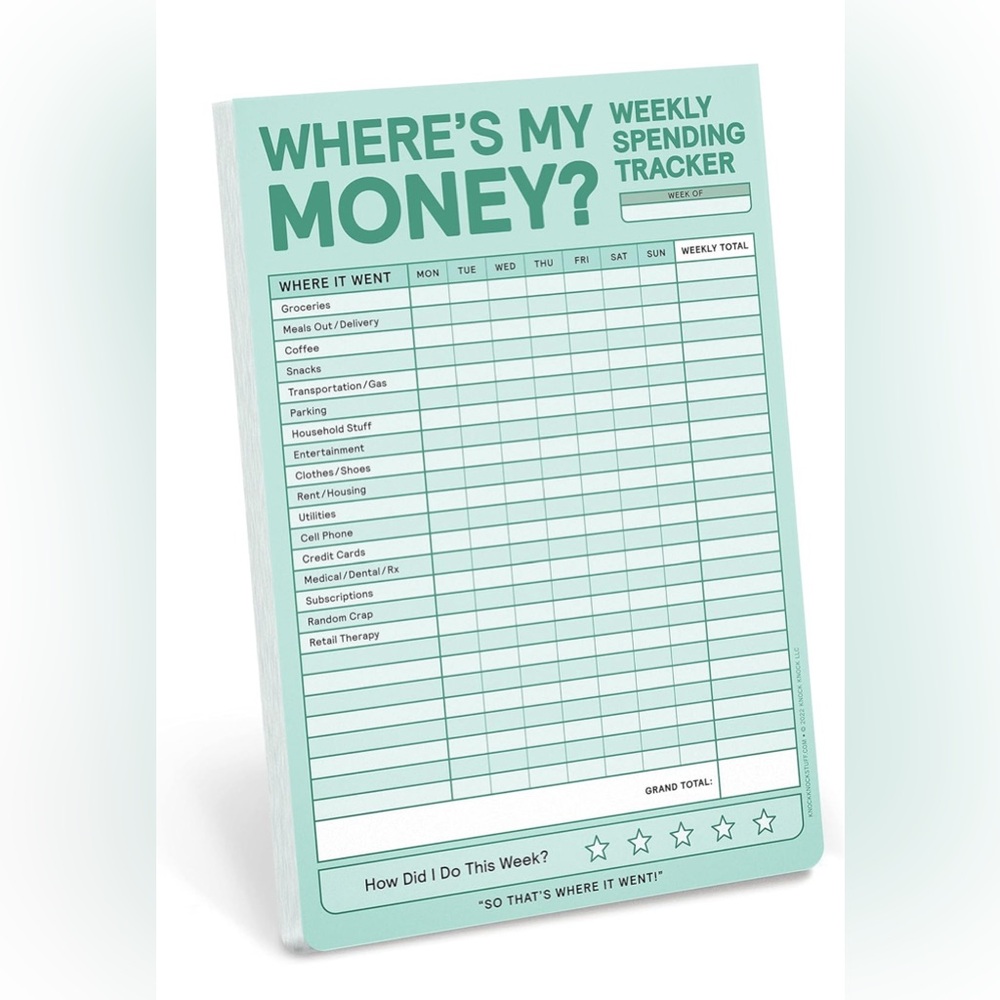 Weekly Spending Tracker Notepad (2)